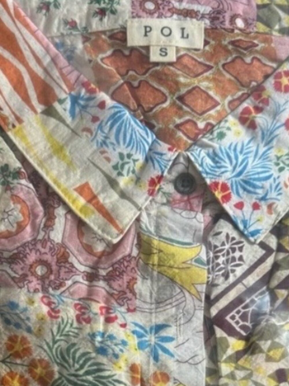 NWT POL Multi Patterned Button Down - Picture 13 of 15
